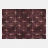 Rose Gold Gothic Halloween Geschenkpapier Set (Vorderseite 2)