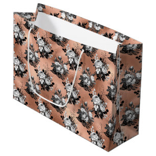Rose Gold Gothic Halloween Große Geschenktüte
