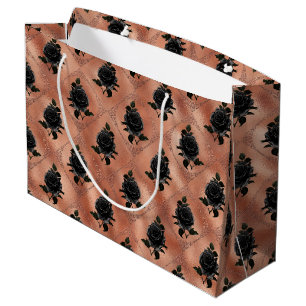 Rose Gold Gothic Halloween Große Geschenktüte