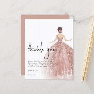 Rose Gold Gown Brown Quinceañera Vielen Dank