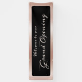 Rose Gold Gradient Grand Opening Banner (Vertikal)