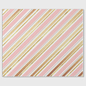 Rose Gold Grau Textur Wrapping Paper Geschenkpapier (Flach)