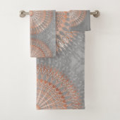 Rose Gold Gray Mandala Badhandtuch Set (Insitu)