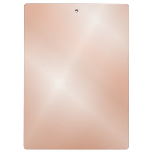 Rose Gold Gray Mandala Klemmbrett (Rückseite)