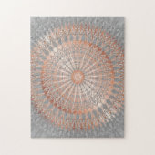Rose Gold Gray Mandala Puzzle (Vertikal)