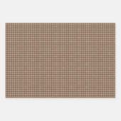 Rose Gold Hahnentrittmuster Wrapping Paper Set Geschenkpapier Set (Vorderseite 3)