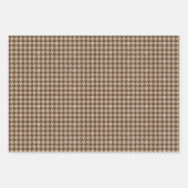 Rose Gold Hahnentrittmuster Wrapping Paper Set Geschenkpapier Set (Vorderseite 2)