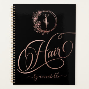 Rose Gold Hair Logo Terminkalender Planer