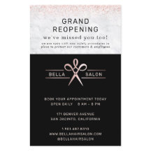 Rose Gold Hair Salon Grand Wiedereröffnung Covid S