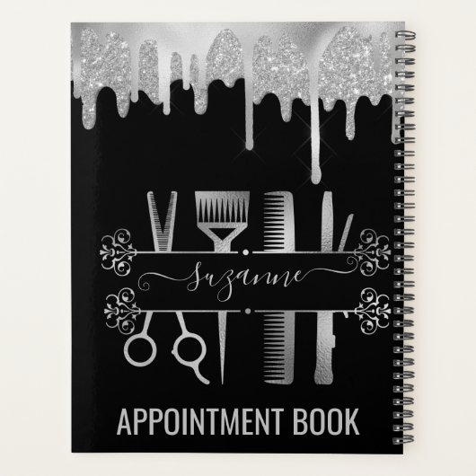 Rose Gold hair Stylist Hairstylist Hair Glitter Planer (Rückseite)