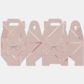 Rose Gold Handle Geschenkboxen Geschenkschachtel (Ungeklappt)