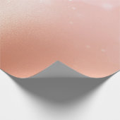 Rose Gold Hearts Geschenkpapier (Ecke)