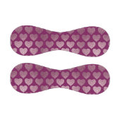 Rose Gold Hearts Glitzer Muster Baseball (Paneele)