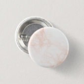 Rose Gold hellrosa Marmorstruktur Button (Vorne & Hinten)