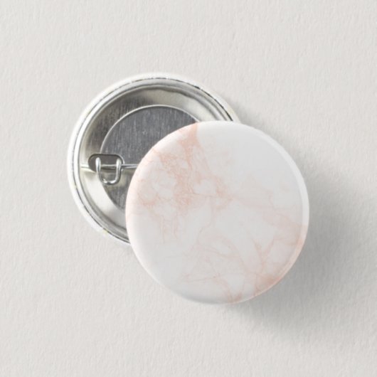 Rose Gold hellrosa Marmorstruktur Button (Vorne & Hinten)