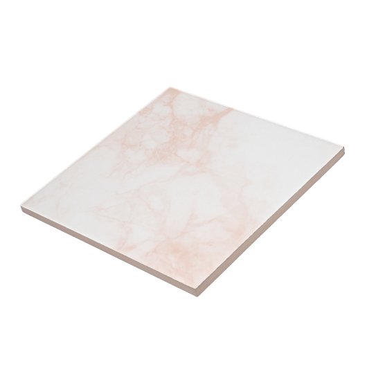 Rose Gold hellrosa Marmorstruktur Fliese (Seite)