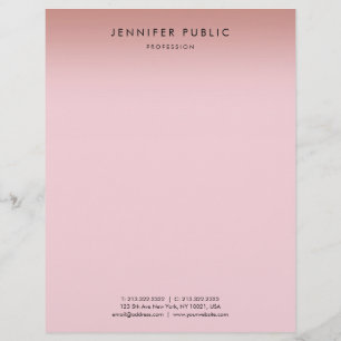 Rose Gold Hintergrund Elegante Moderne, einfach Briefbogen