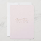 Rose Gold Hochzeit Einladungen (Vorderseite)