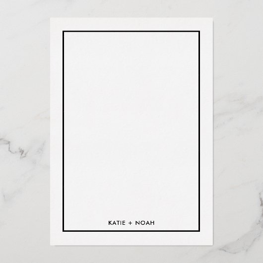 Rose Gold Hochzeit Foto Flat Vielen Dank Karten (Rückseite)