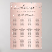 Rose Gold - Hochzeitskarte Poster (Vorne)