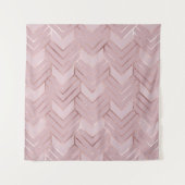 Rose Gold Hört Glitzer Muster. Wandteppich (Vorderseite)