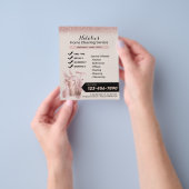 Rose Gold House Reinigungsservice Housekeeping Flyer (Gruppe)