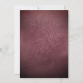 Rose Gold & Hübsches Kleid Sweet 16 Einladung (Rückseite)