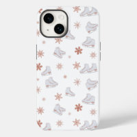 Rose Gold Ice Skate Rosa Skaten-Muster