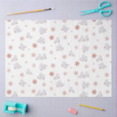 Rose Gold Ice Skate Rosa Skaten-Muster Seidenpapier (Basteln)