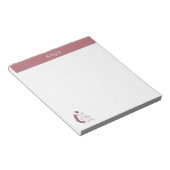 Rose Gold Ich fühle mich Knitty, Oh, so Knitty Notizblock (angewinkelt)