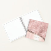 Rose Gold ID807 für Metall und Glitzer Notizblock (Innenseite)
