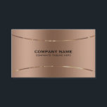Rose-gold image of faux metallic background visitenkarte<br><div class="desc">Simple,  elegant faux rose-gold image of a metallic background,  stainless steel look. This is an image and not real metal or metallic finish. Fully customizable. If you need any help customizing any of my designs,  message me. Free text formatting with live help is available by request.</div>