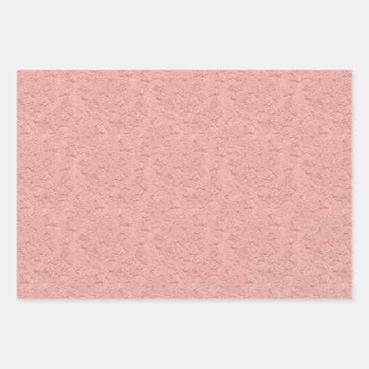 Rose Gold Imitate Fossil Geschenkpapier Set (Vorderseite)