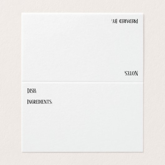 Rose Gold Imitate Glitzer Akzente Rezeptur Zent Ka Visitenkarten (Außenseite Aufgefaltet)