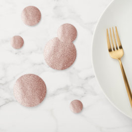 Rose Gold Imitate Glitzer Konfetti