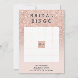 Rose Gold Imitate Glitzer Rosa Bingo