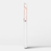 Rose Gold Imitate Lashes Silber Case-Mate iPhone Hülle (Rückseite / Links)