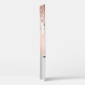 Rose Gold Imitate Lashes Silber Case-Mate iPhone Hülle (Rückseite / Rechts)