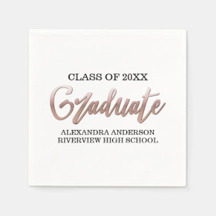 Rose Gold-Imitate verdecken Abschluss jeder Farbe Serviette