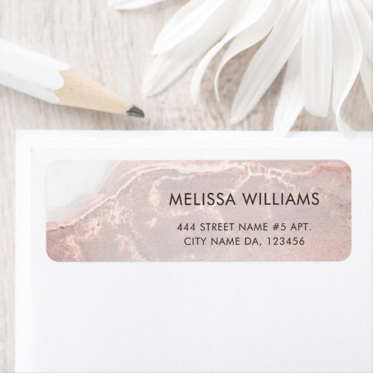 Rose Gold Ink Marble (Insitu)