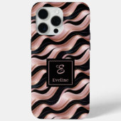 Rose Gold iPhone 13 Case Elegant Lux Personalized (Rückseite)