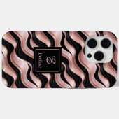 Rose Gold iPhone 13 Case Elegant Lux Personalized (Rückseite (Horizontal))