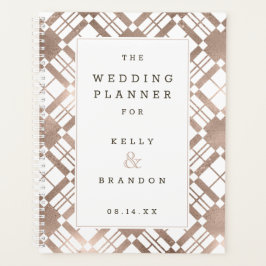 Rose Gold & Jegliche Farbenfarm Rustikale Hochzeit Planer