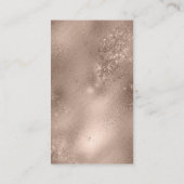 Rose Gold & Jeglicher Farbfall Karierte Hochzeitsd Begleitkarte (Rückseite)