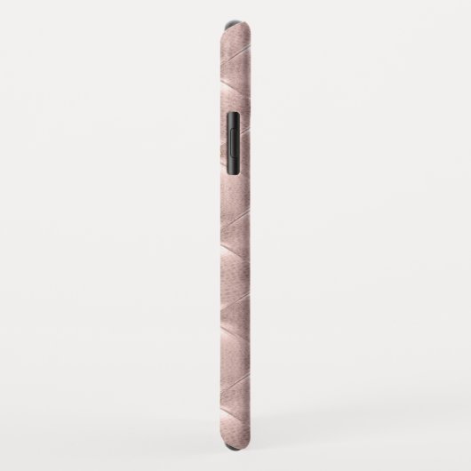 Rose Gold Jewel Bling Cushion geheftetes Kissen Case-Mate iPhone Hülle (Hinten/Rechts)