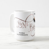 Rose Gold Kaffeetasse (Vorderseite Links)