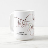 Rose Gold Kaffeetasse (Vorderseite Links)