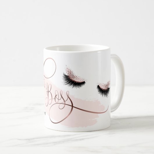 Rose Gold Kaffeetasse (VorderseiteRechts)