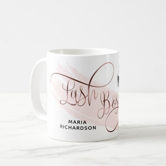 Rose Gold Kaffeetasse (Vorderseite Links)