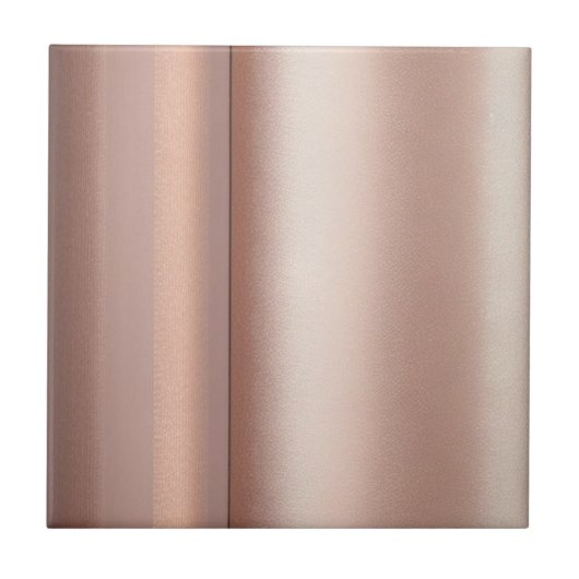Rose Gold Keramik Tile Fliese (Vorderseite)